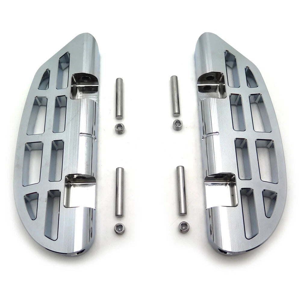 Chrome Dominator Passenger Floorboard Knob for Harley Softail (2000–2019)