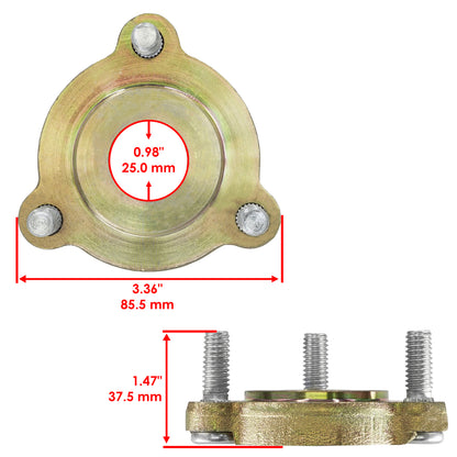 Deck Spindle Pulleys and Hubs w Studs for Toro Z Master 7000 (2014–2020)