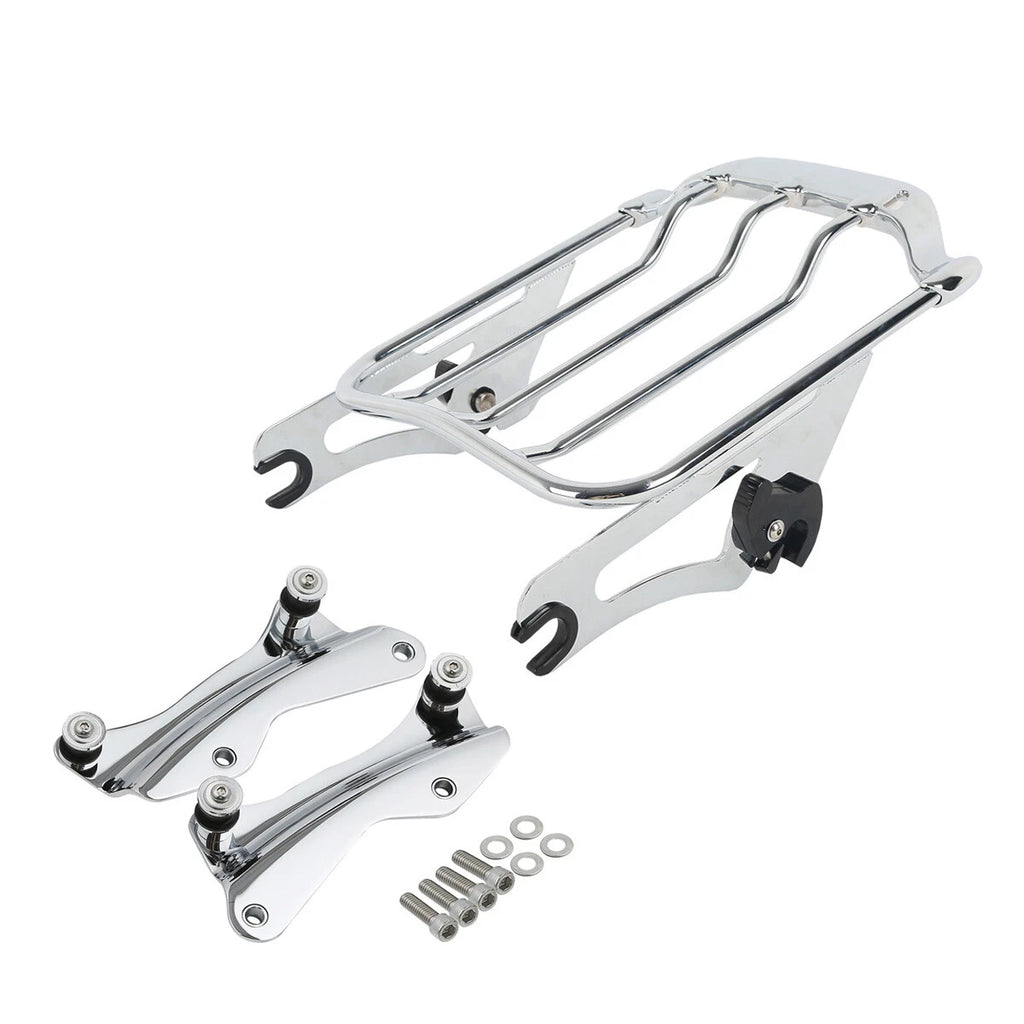 Luggage Rack & Docking Hardware Kit for Harley Road Glide (2014–2023) Chrome