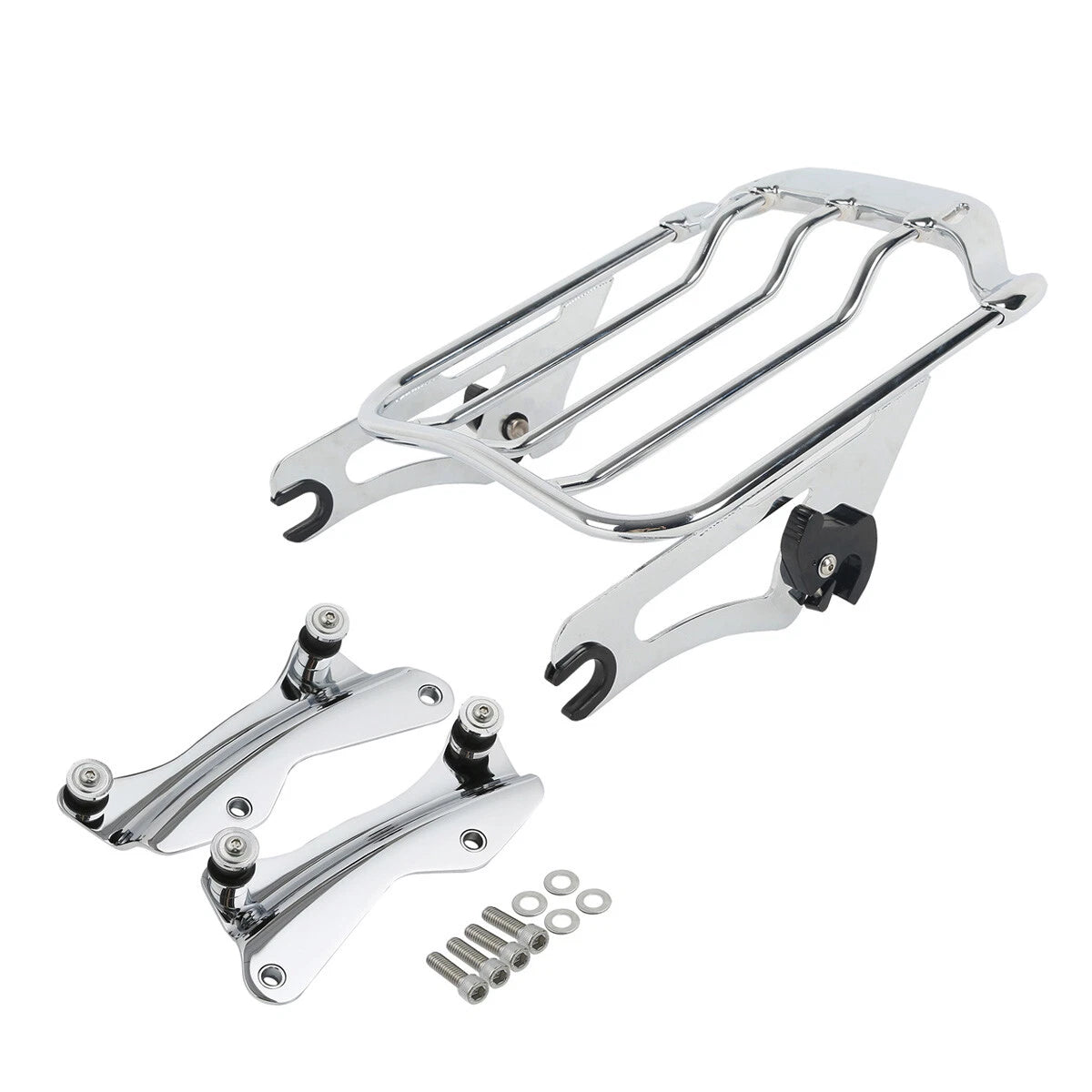 Luggage Rack & Docking Hardware Kit for Harley Road Glide (2014–2023) Chrome