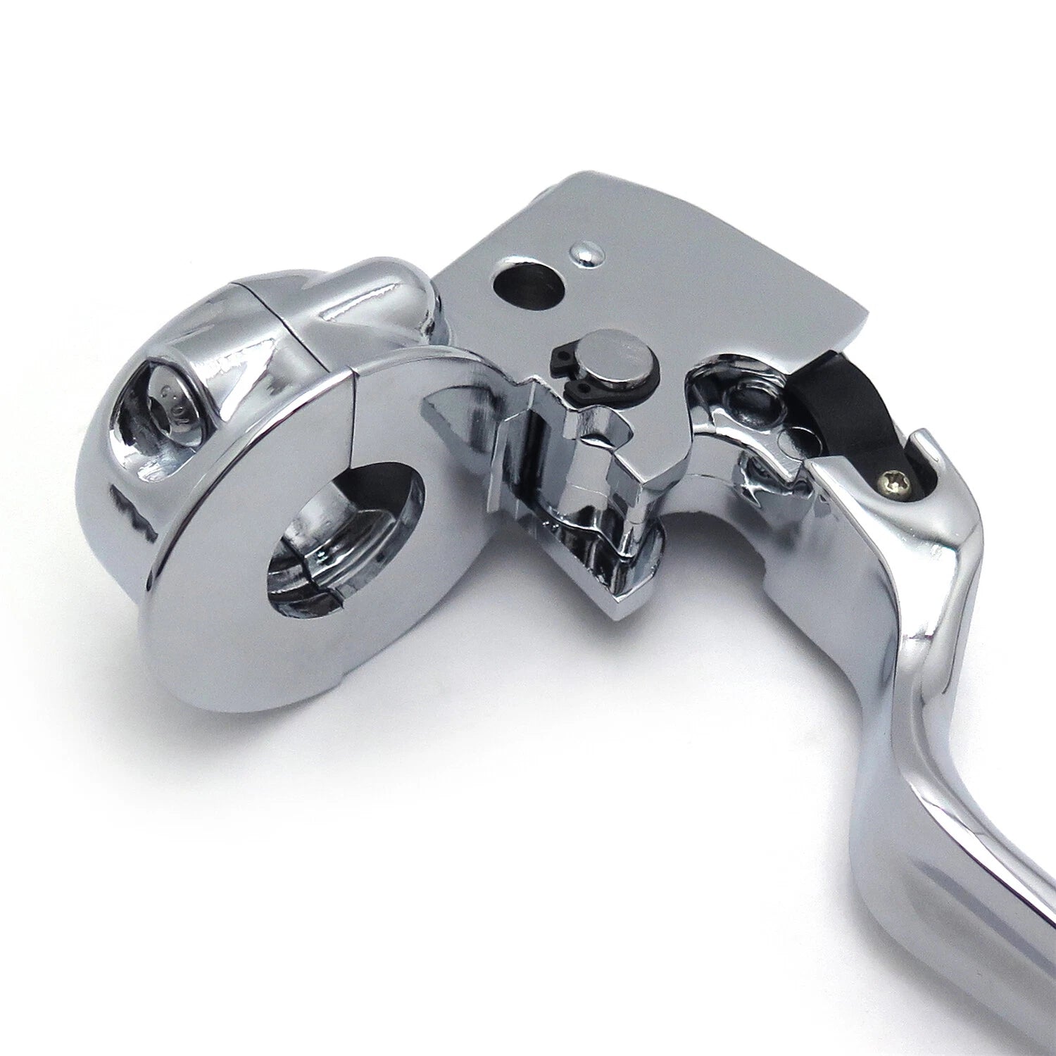 Chrome Clutch Lever with Mount Bracket for Harley Softail (1996–1997)