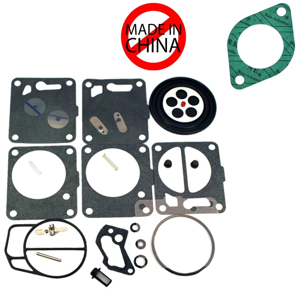 Carburetor Rebuild Kit with Base Gasket for SeaDoo SP SPI GTS GS GTI (1990–2002)