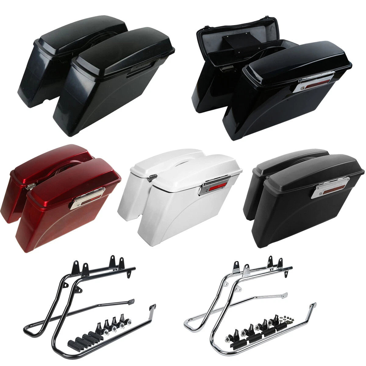 Hard Saddlebags Conversion Bracket for Harley Softail Fatboy (1984–2017)