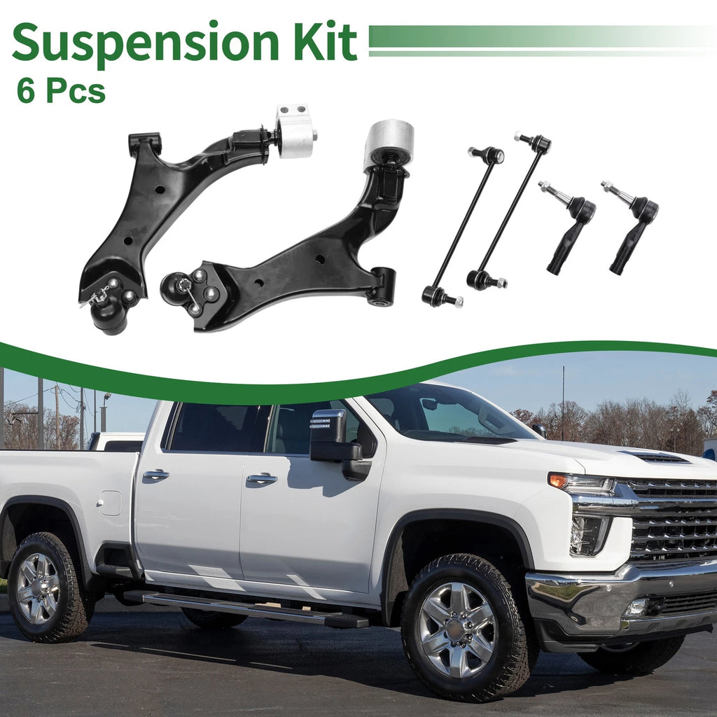6pcs Front Suspension Control Arm Kit Replacement for Chevrolet Equinox (2005–2006)