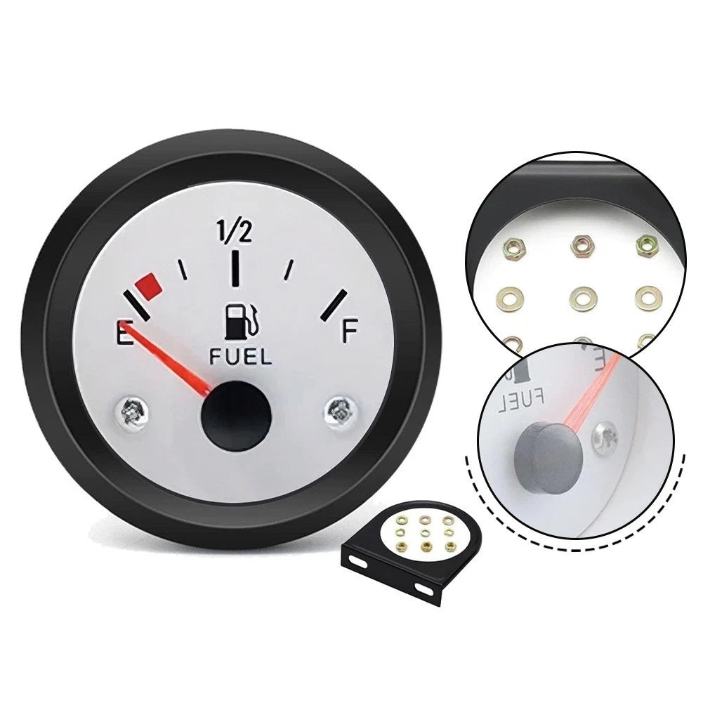 2 Inch 52MM Fuel Gauge for Vehicle Dashboard 12 Volt 4 6 8 Cylinders