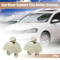 2 Pcs Sun Visor Support Clip Retainer for Audi A6 and VW Passat Beige (2005–2015)