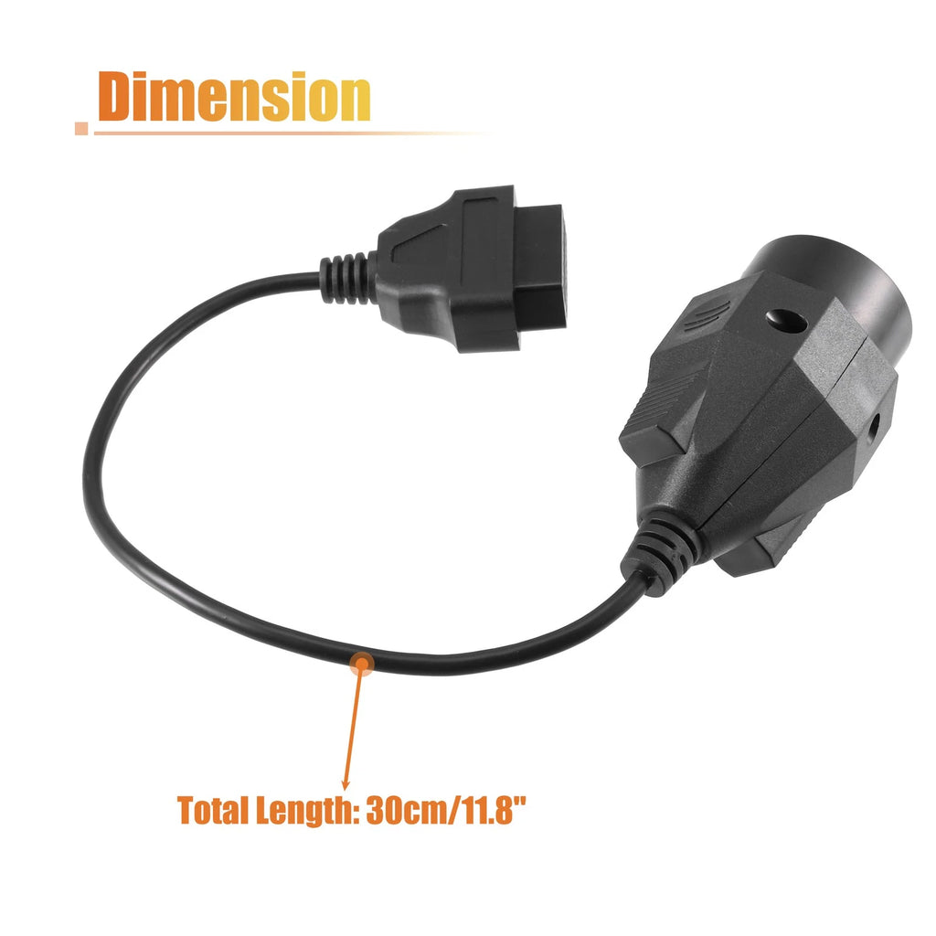 OBD2 Diagnostic Adapter Cable 20 Pin to OBD1 for BMW 3 Series (1992–2005)