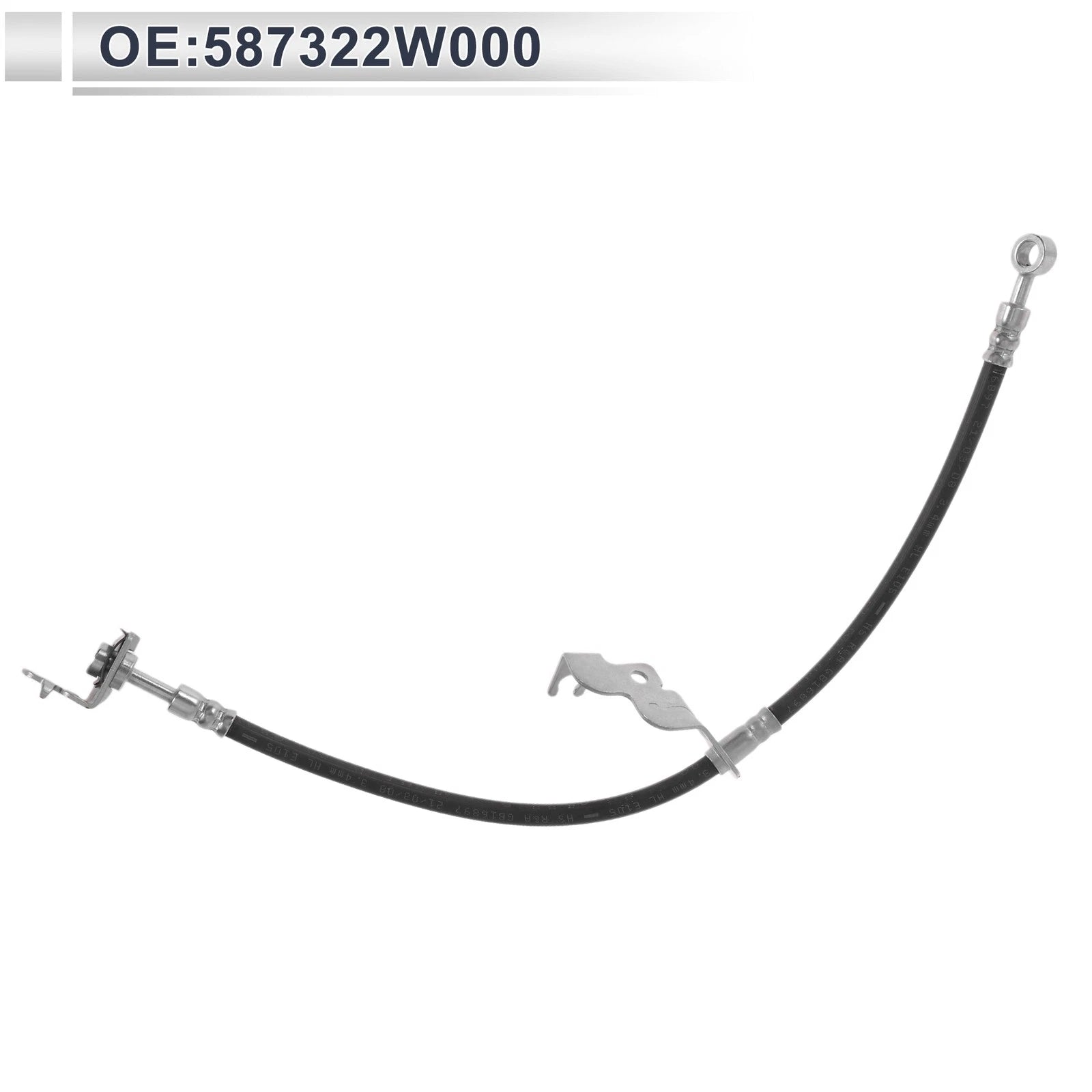 Brake Hydraulic Hose for Hyundai Santa Fe 2013–2019 Front OEM Replacement