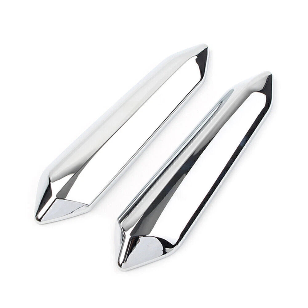 2pcs Windshield Windscreen Strut Covers Fit Honda Goldwing GL1800 2018-up Chrome