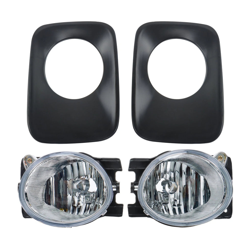 Fog Lights Driving Lamp Set for Honda Pilot (2009–2011) Halogen, Bezel