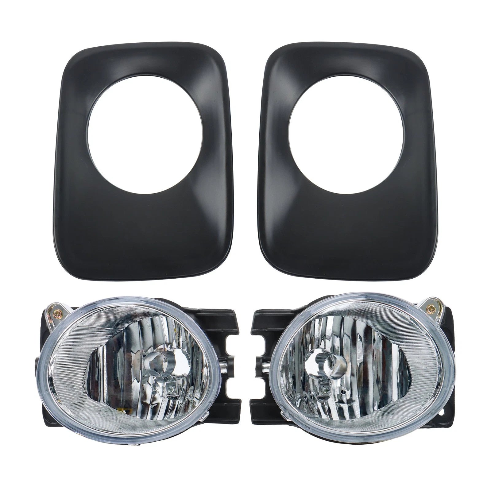 Fog Lights Driving Lamp Set for Honda Pilot (2009–2011) Halogen, Bezel