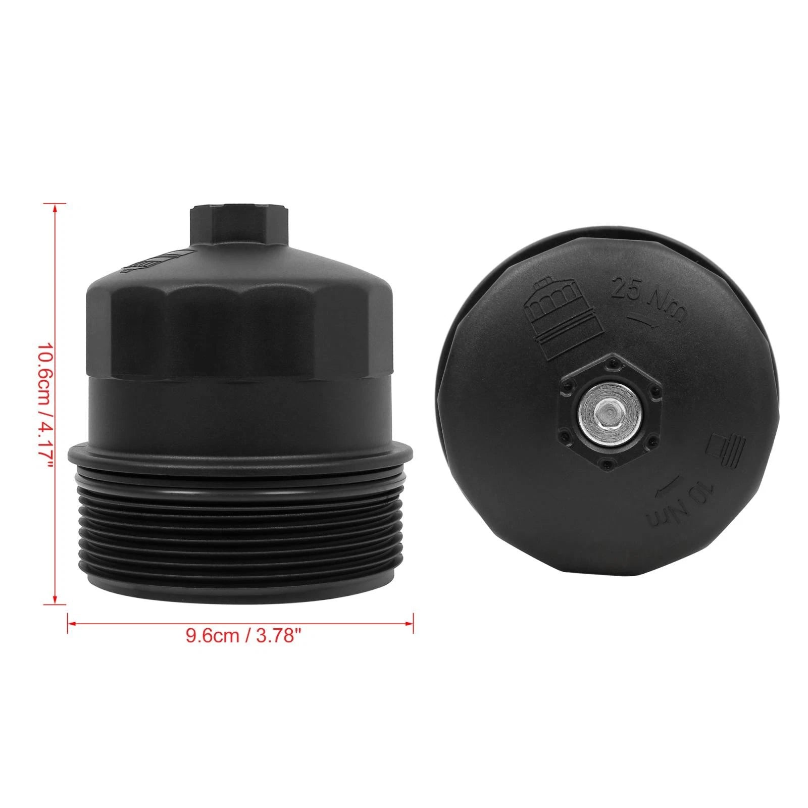 Oil Filter Cap Cover Replacement for BMW 5 Series E60 E63 E64 E65 (2004–2013)