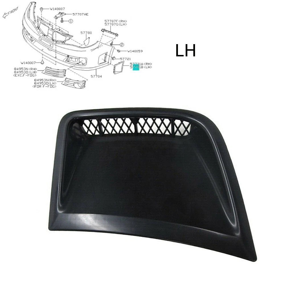 Fog Light Bumper Bezel Cover for Impreza STi (2008–2014) Left Side