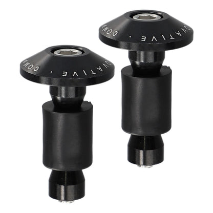 Bar Ends Aluminum Glue Black Grips Cap Handlebar Replacement