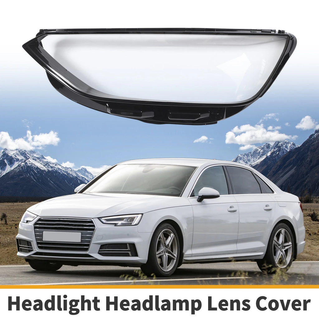 Headlight Lens Cover Front Left OEM Replacement for Audi A4 (2020–2023)