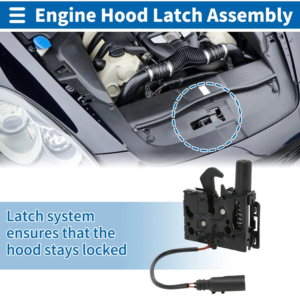 Hood Latch Assembly OEM Replacement for Audi A6 (2012–2018)