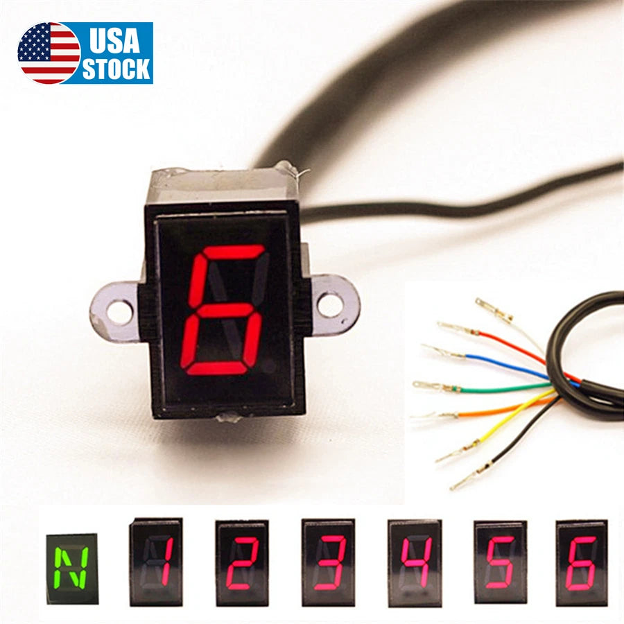 LED Gear Shift Indicator Light for Motorcycle (N-6)