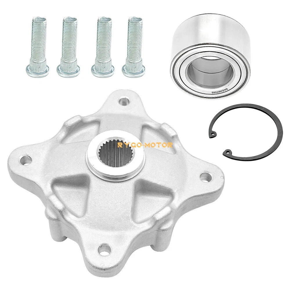 Rear Wheel Hub & Bearing & Studs for Polaris Ranger 400 500 570 700 800 (2006–2021)