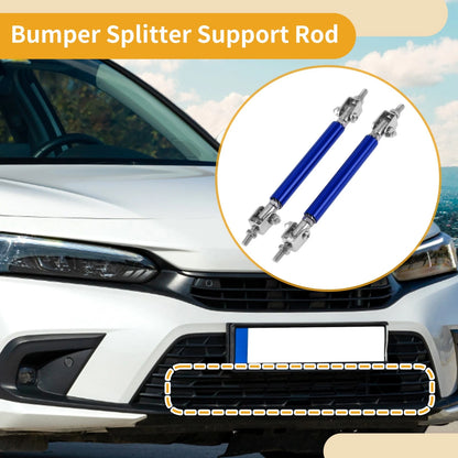 2X Adjustable Front Bumper Lip Splitter Strut Rod for Universal Fit