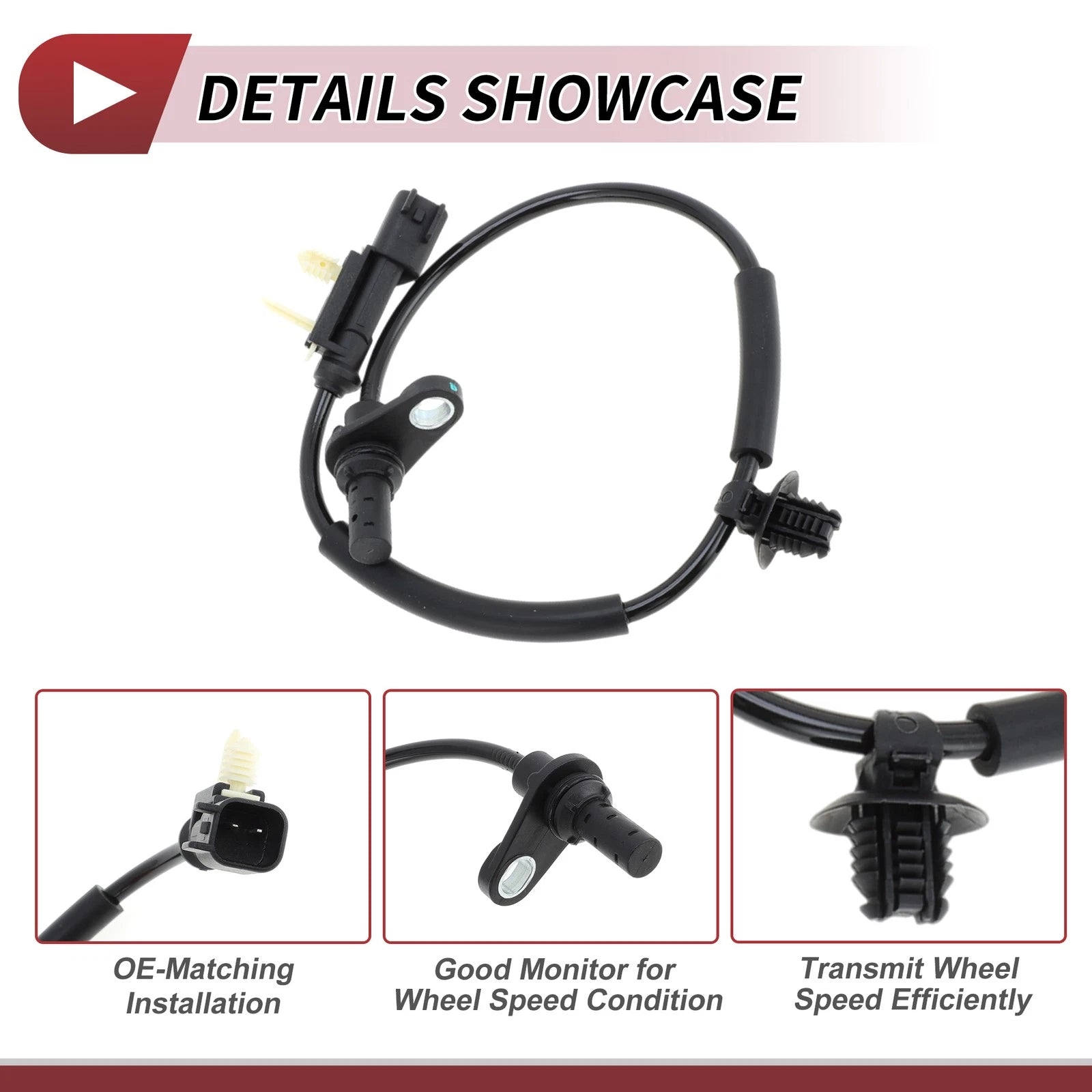 ABS Wheel Speed Sensor No.JB3C2C216AA for Ford Ranger Rear Left