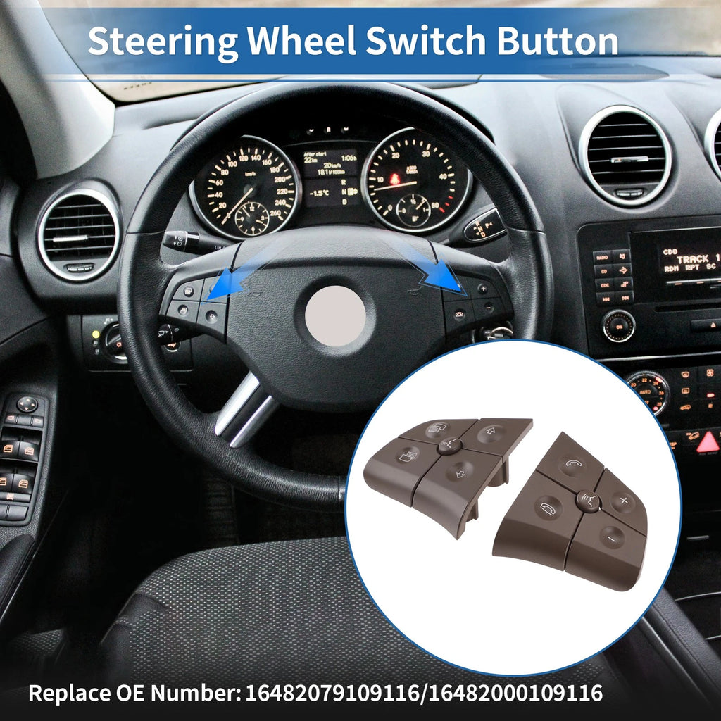 Steering Wheel Buttons Replacement for Mercedes-Benz W164 (2007–2011)