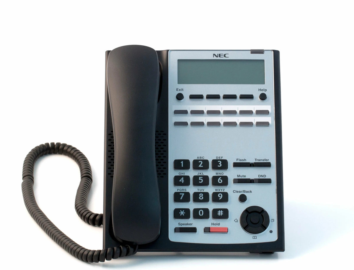 12-Button Full-Duplex Telephone for NEC 1100061 (Black)