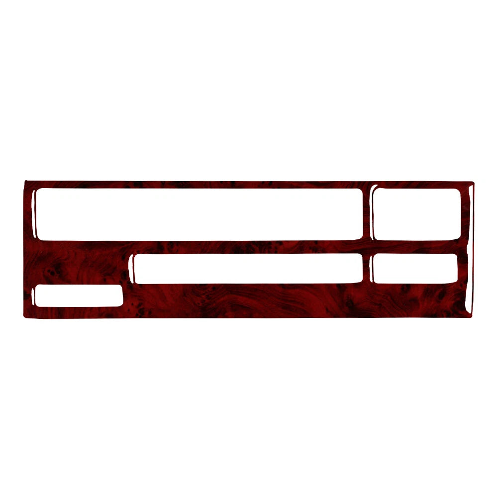1pc Red Wood Grain CD Button Panel Trim for BMW 3 Series E36 (1994–1996)