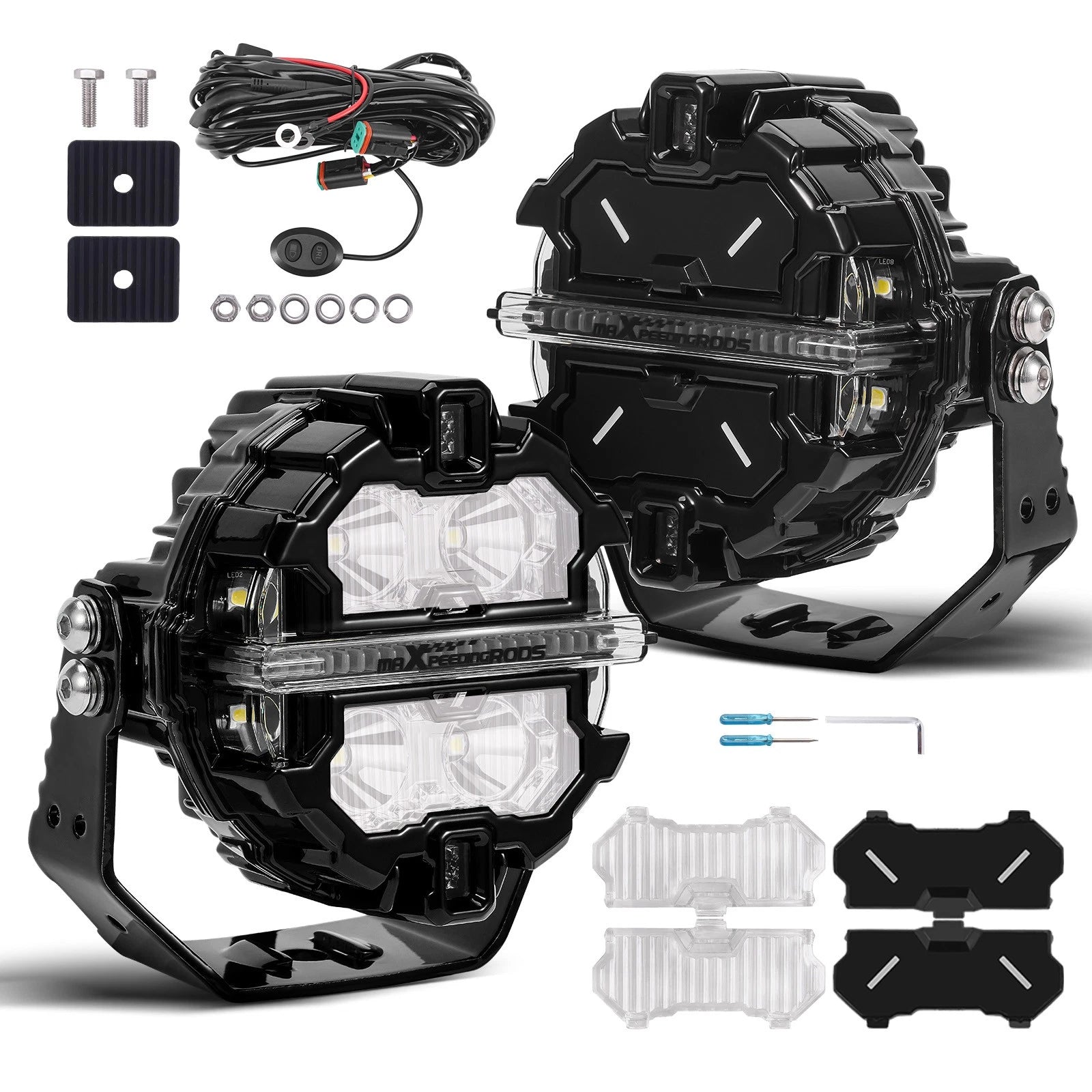 2X 3.5 Inch LED Work Lights for Offroad Driving Pods