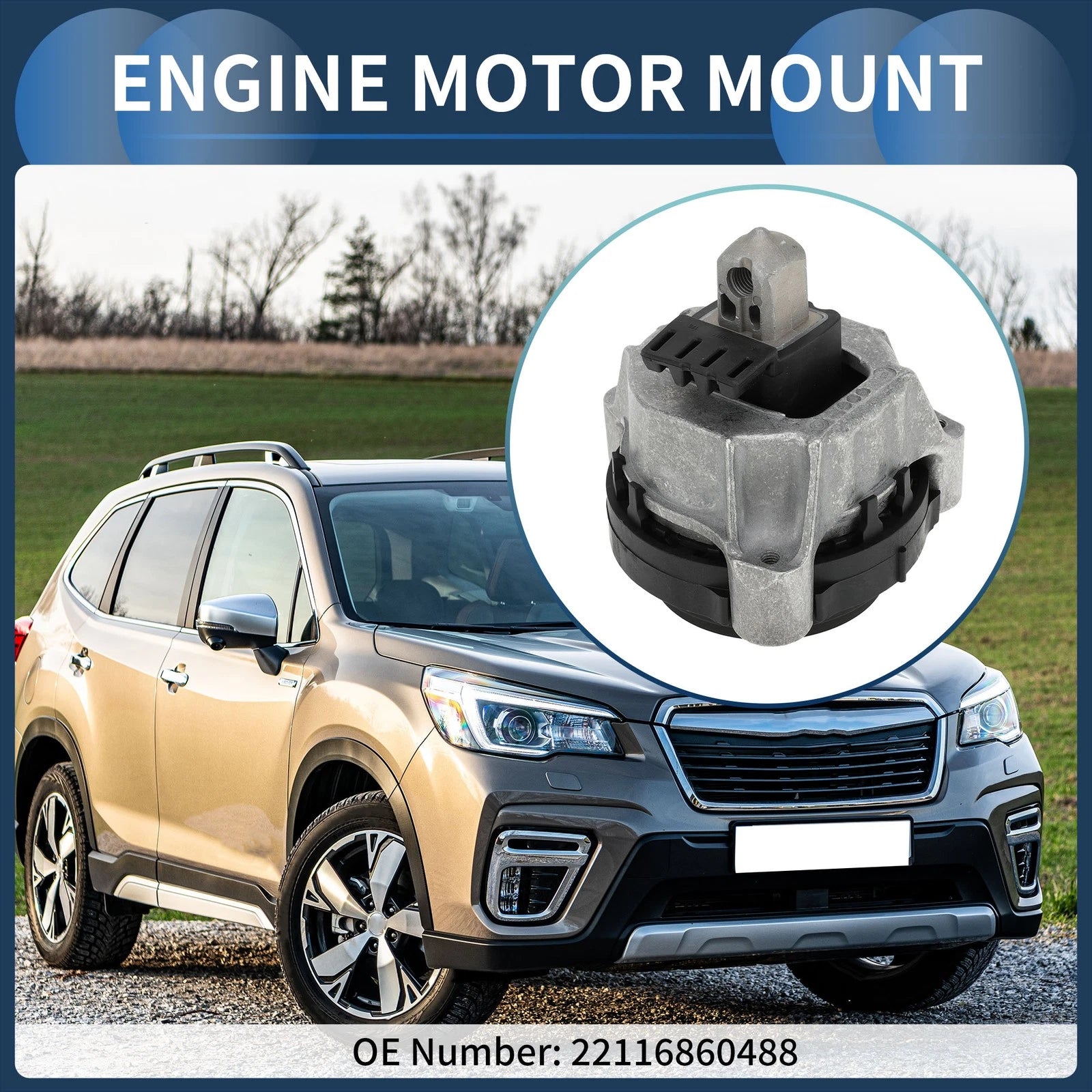 Engine Motor Mount Replacement for BMW 525Li G38 2.0T 2017–2020
