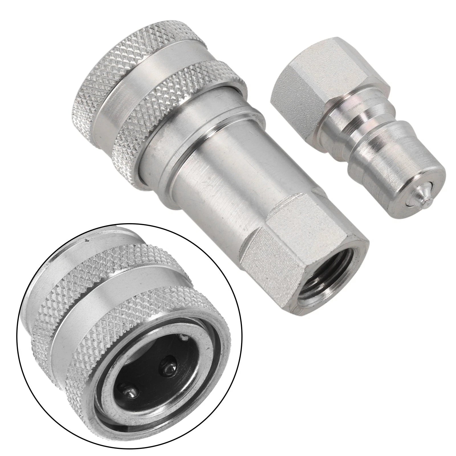 Steel Ball Locking Hydraulic Quick Connector for