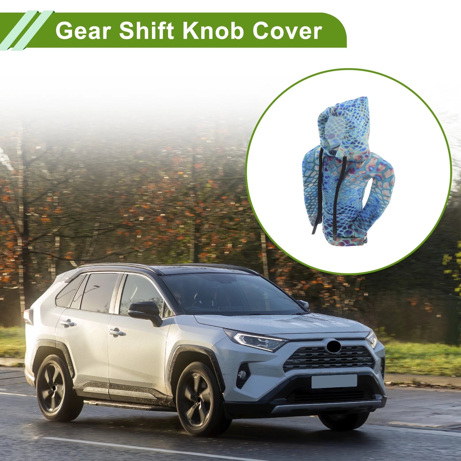 Gear Shift Knob Cover for Car (6.3"x5.12")