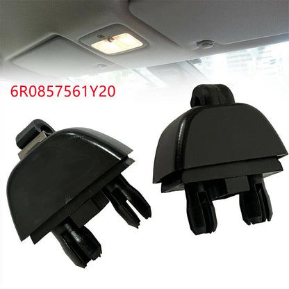 2X Sun Visor Bracket Clip for Audi VW (1S0857561Y20, 6RD857561Y20)