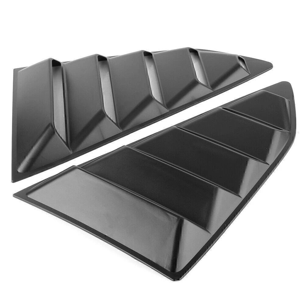 2X Rear Side Window Louver Air Vents Cover Trim for Chevy Camaro (2016–2022)