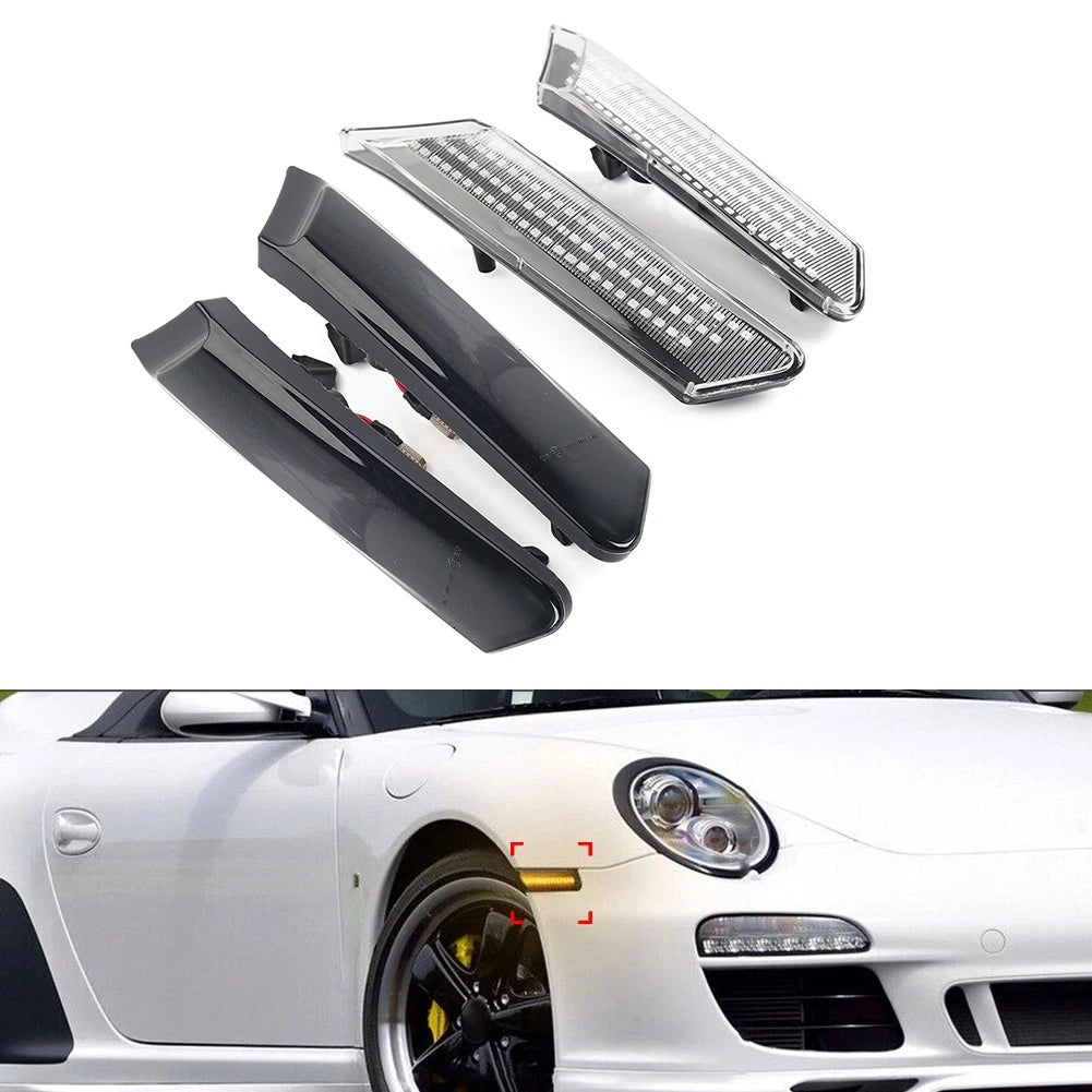 LED Side Marker Lights for Porsche 911 987 997 Boxster Cayman