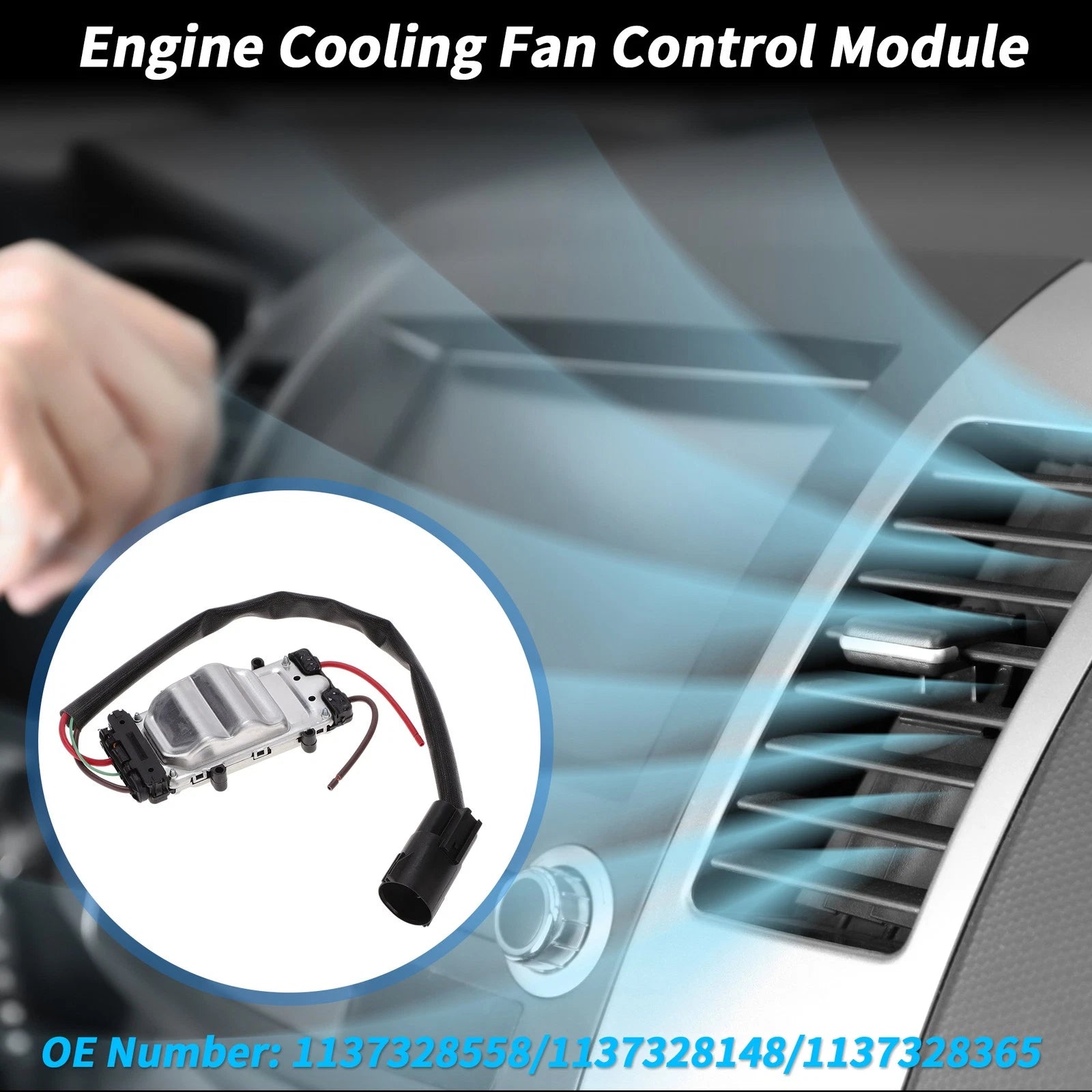 Engine Cooling Fan Control Module Replacement for Ford Focus (2005–2012)