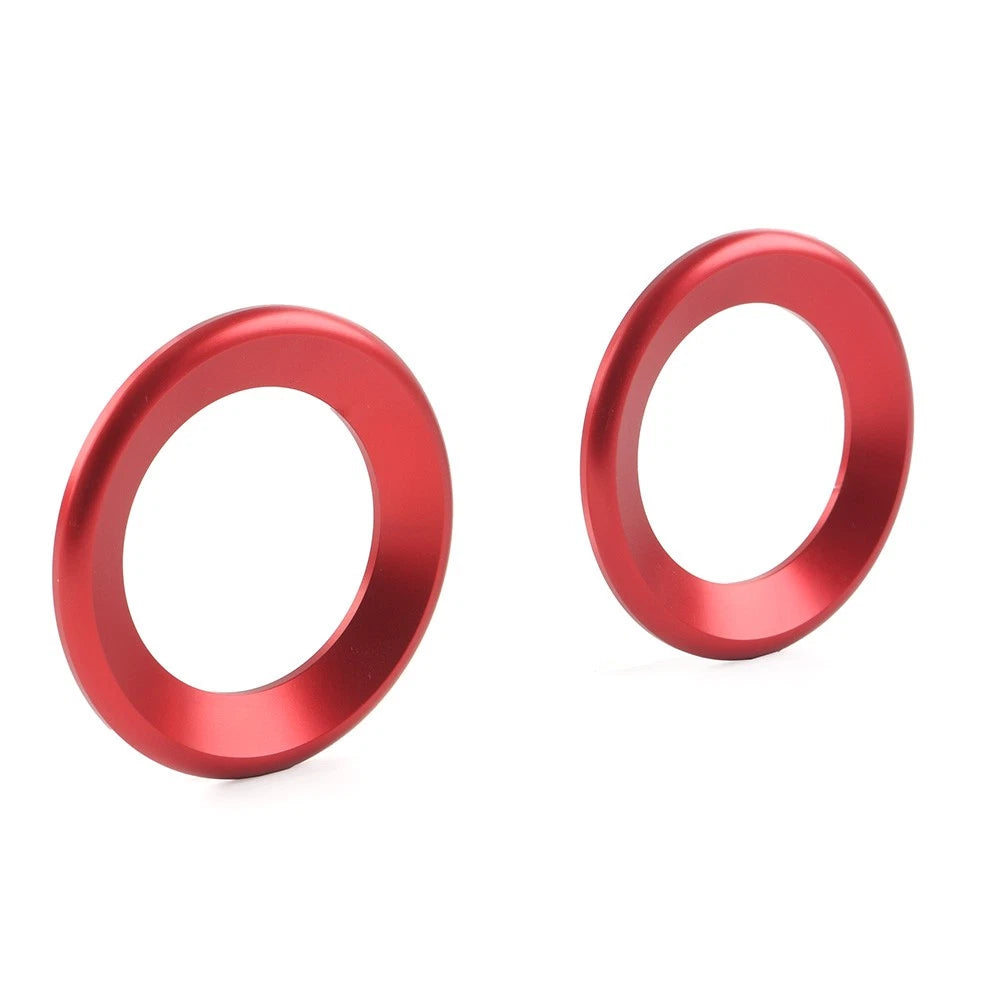 A Pillar Horn Ring Cover for Honda Civic (2016–2021) Red 2X