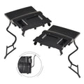 Front Bumper Tow Hook Eye Cover Cap for - Black Plastic Pair