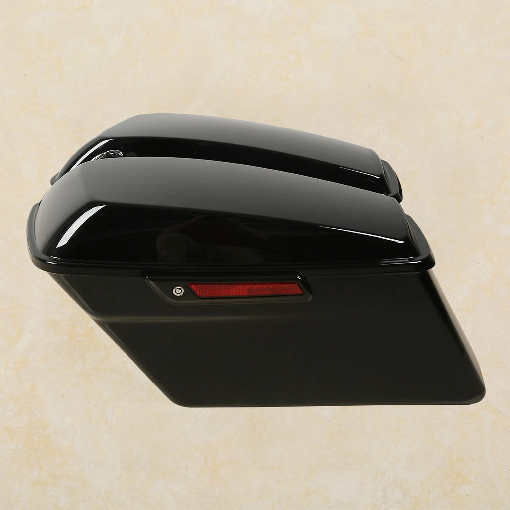 Saddlebag Black Latch Conversion Bracket for Harley Softail Fatboy (1984–2017)