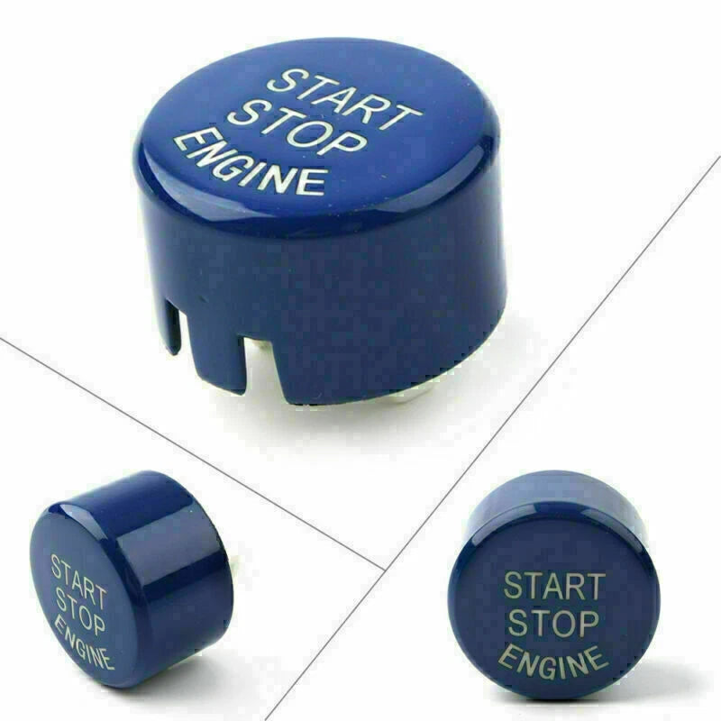 Engine Start Stop Button Cover Trim for BMW 5 Series G30 (2017–2023) Blue