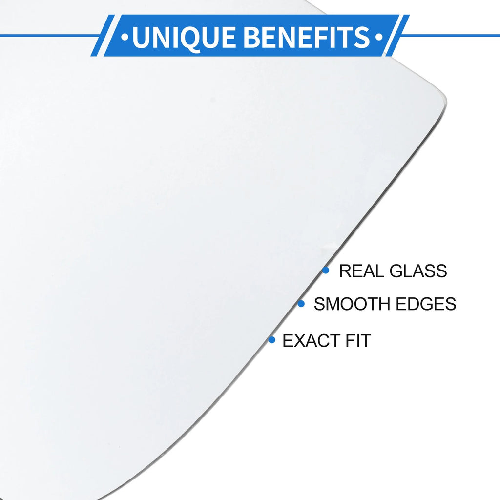 Heated Mirror Glass Right Driver Side Replacement for Ford Transit Custom (2013–2022)