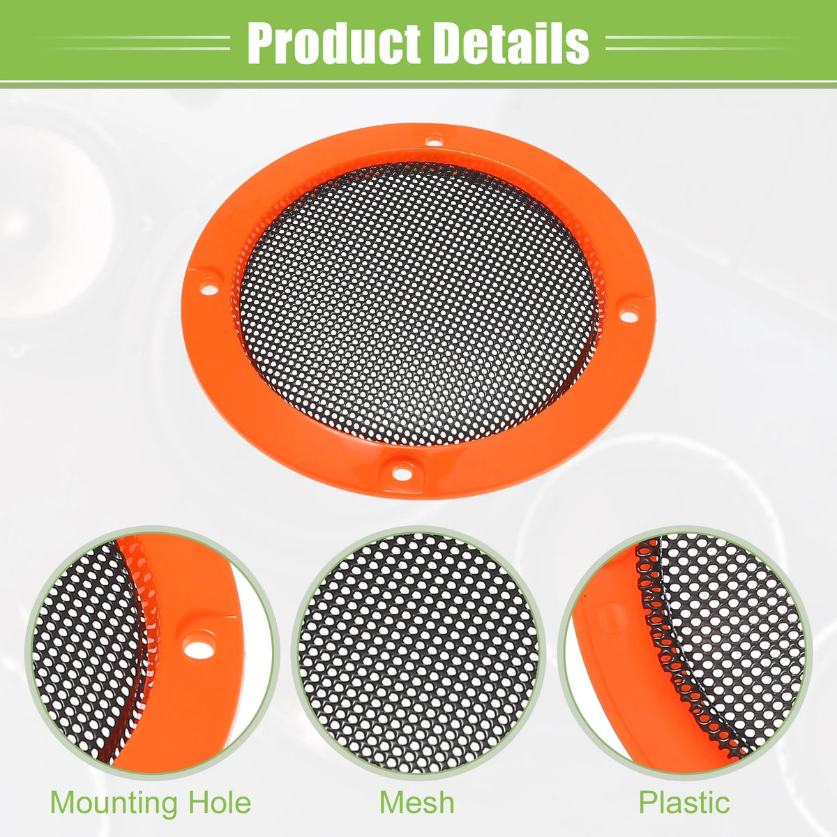 Set of 4 Speaker Grill Covers for Car Audio Subwoofer (Universal)