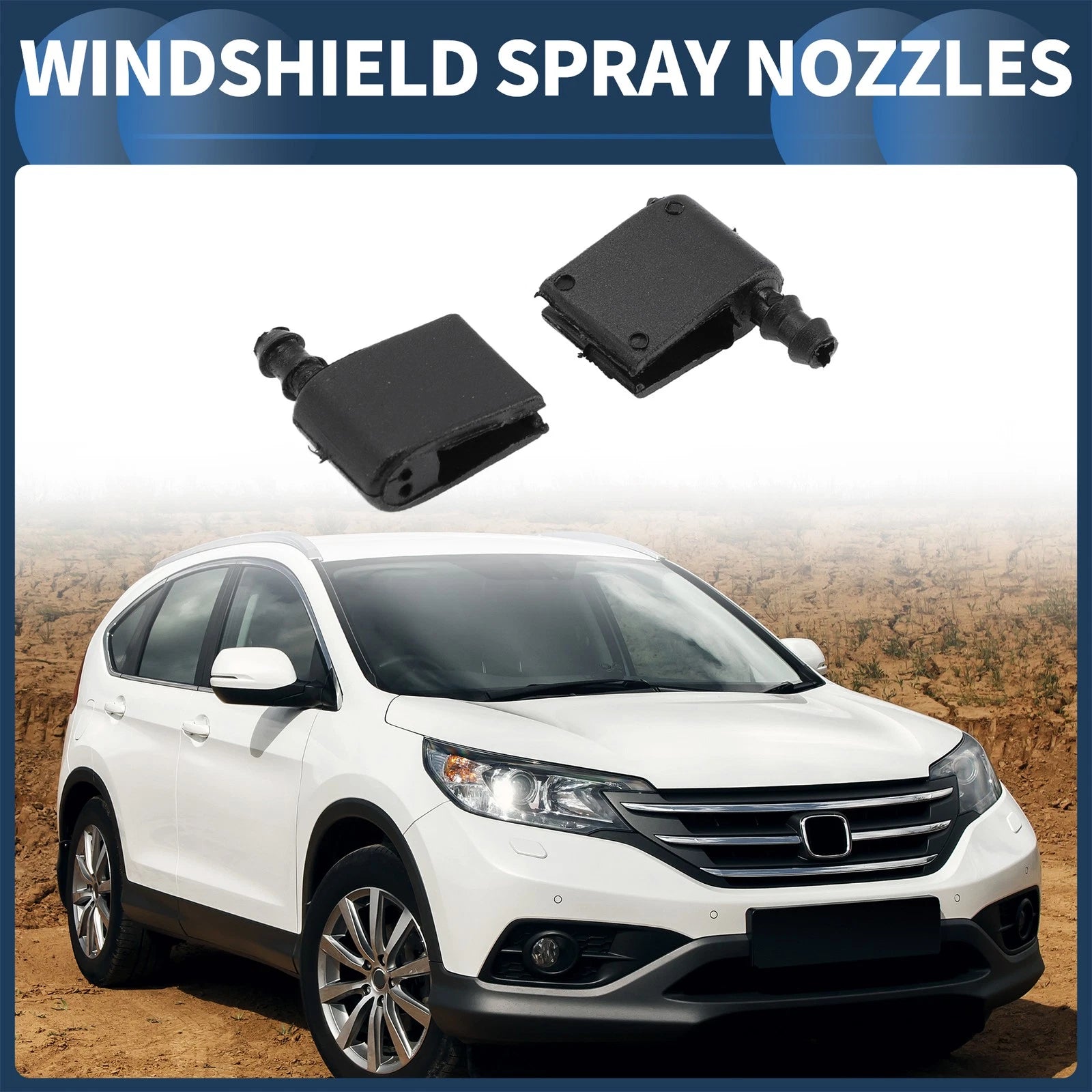 Front Windshield Washer Nozzles Set for Mercedes-Benz Sprinter (2015–2021)
