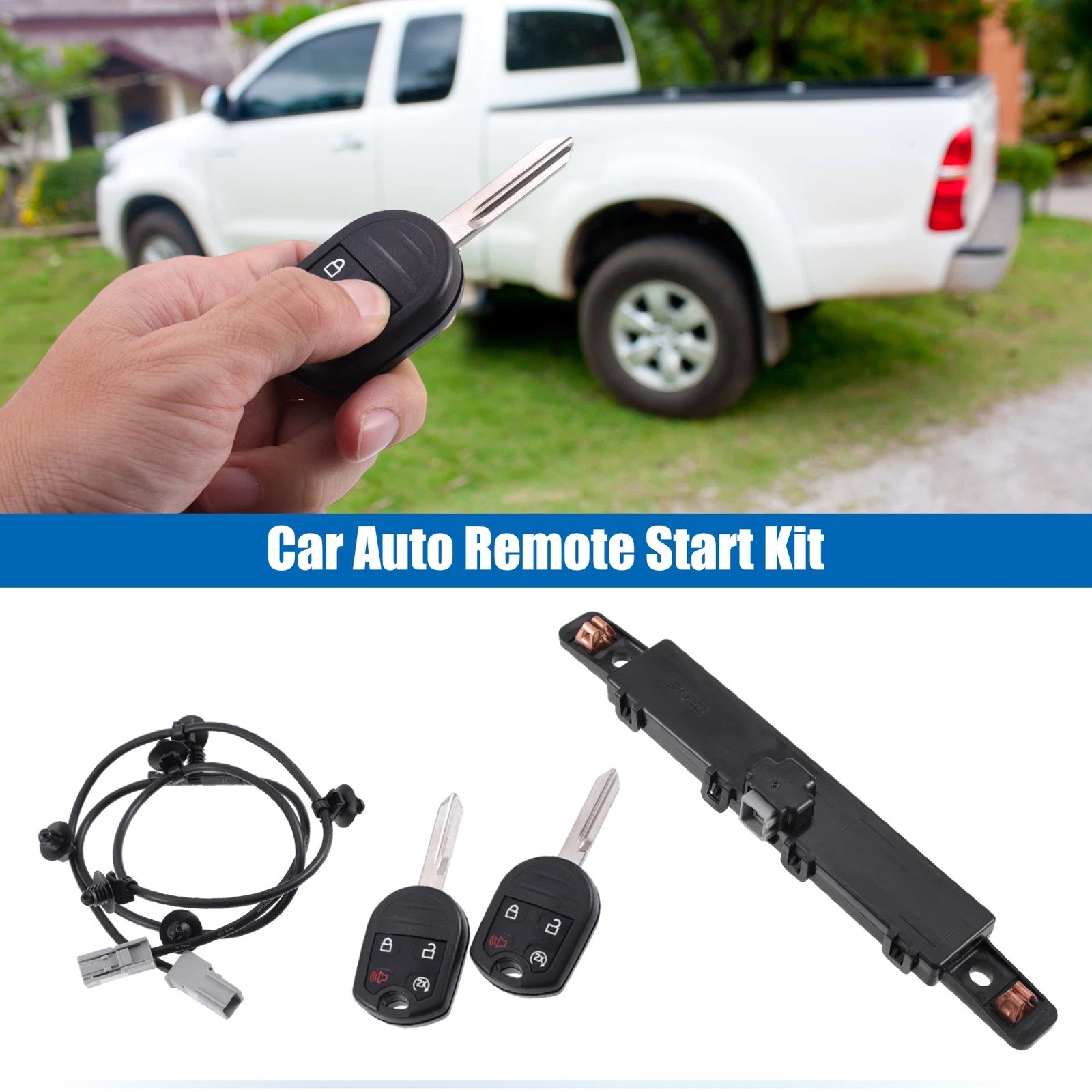 Car Auto Remote Start System Kit with Keyless Entry for Ford Edge F150 (2016–2020)