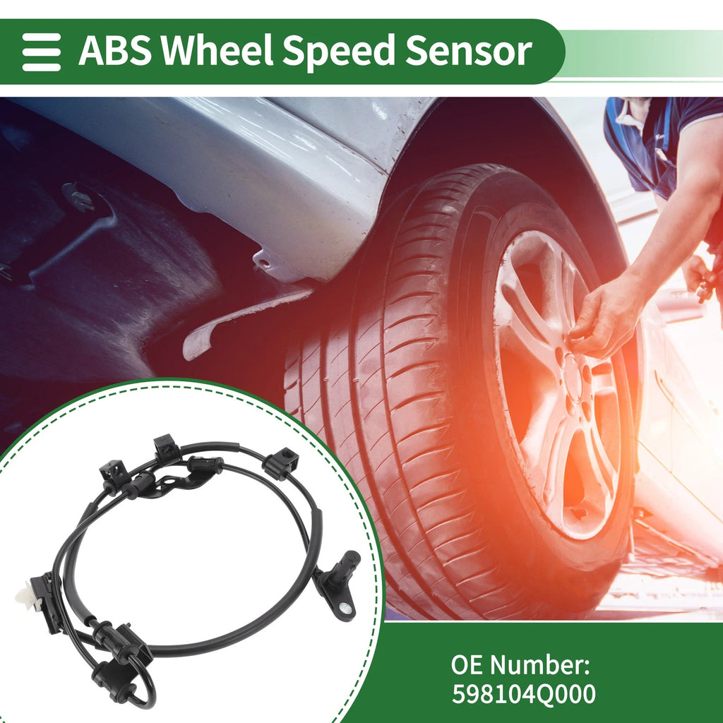 ABS Wheel Speed Sensor Front Left Replacement for Hyundai Sonata (2011–2019)