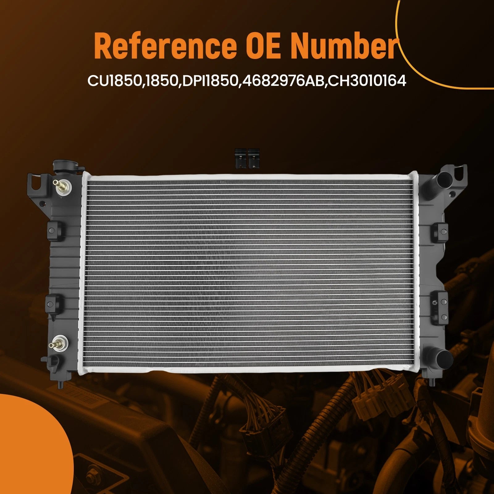 Aluminum Engine Radiator for Chrysler Voyager (1996–2000) CH3010164