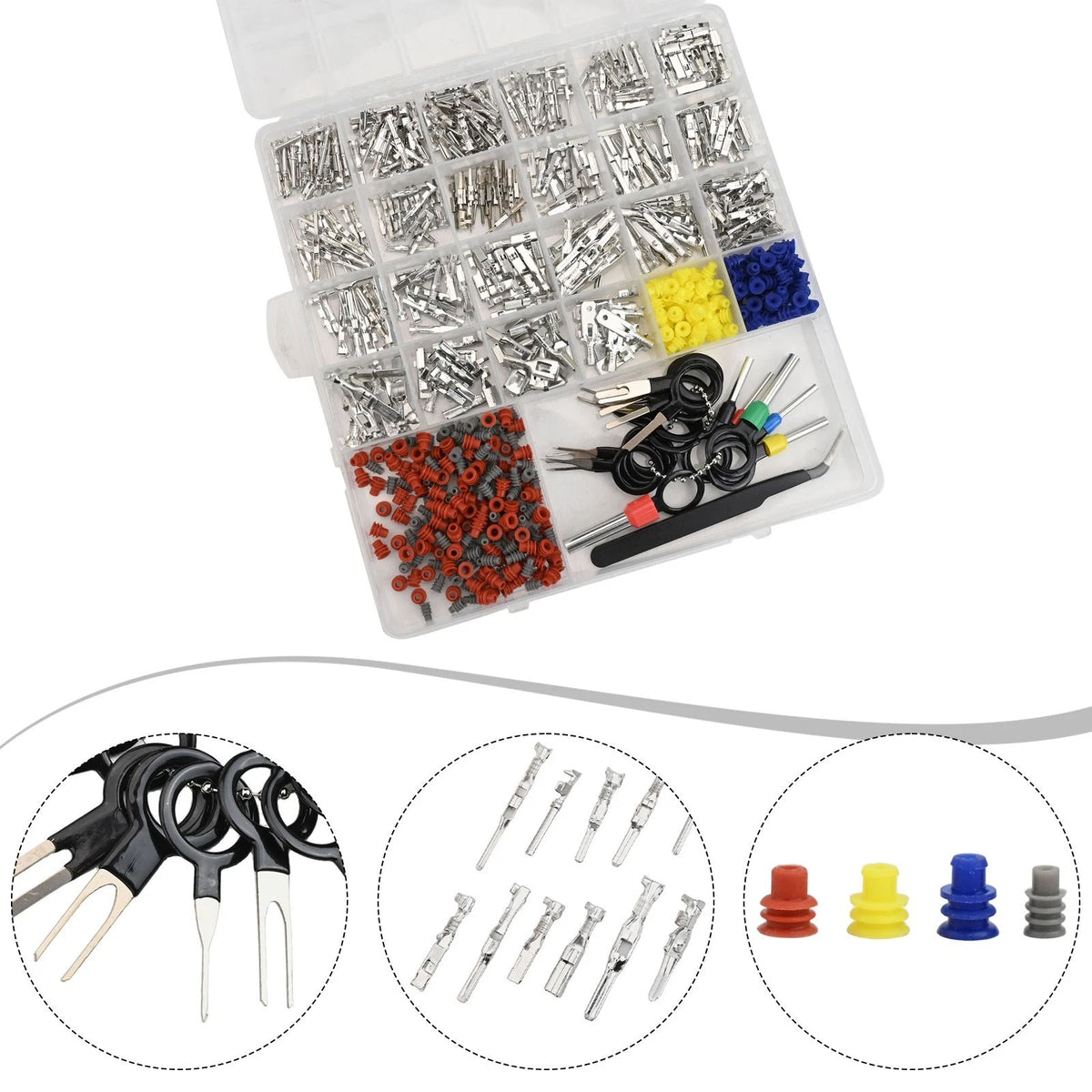 660Pc Car Electrical Wire Terminal Set with Removal Tools