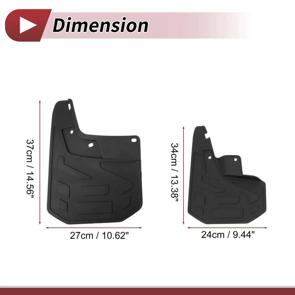 Mud Flaps Splash Guards 1 Set Replacement Mud Guards for Chevrolet Colorado (2023–2024)