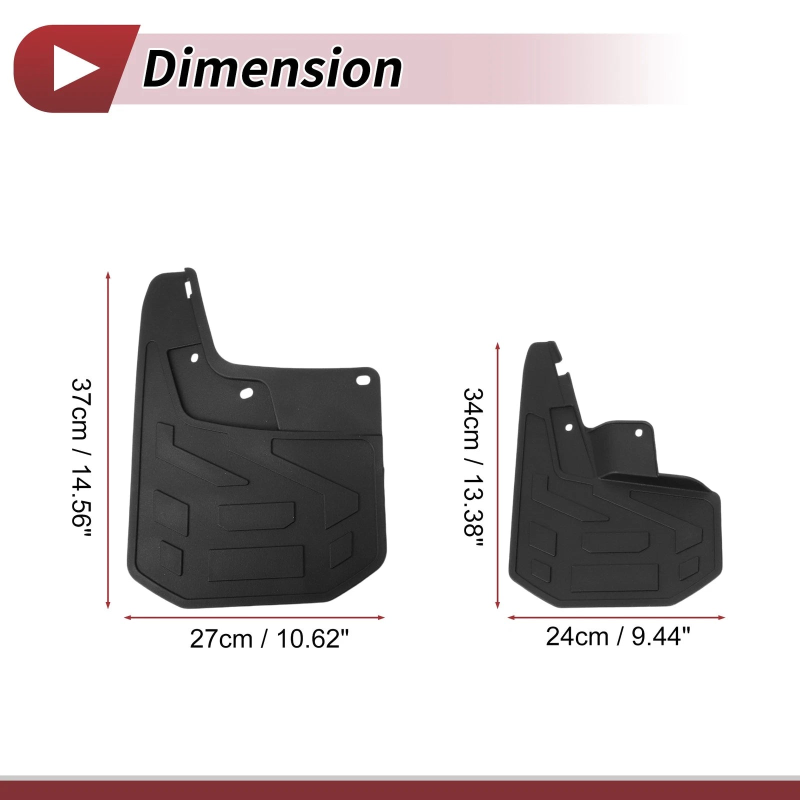 Mud Flaps Splash Guards 1 Set Replacement Mud Guards for Chevrolet Colorado (2023–2024)