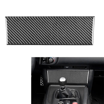 Center Radio Control Panel Cover Trim for Honda S2000 (2004–2009) Carbon Fiber Black