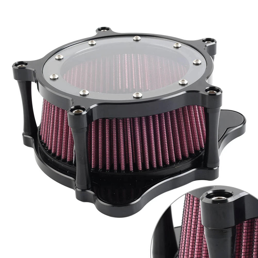 Air Cleaner Intake Filter System For Harley Road King Classic FLHRC FLHR